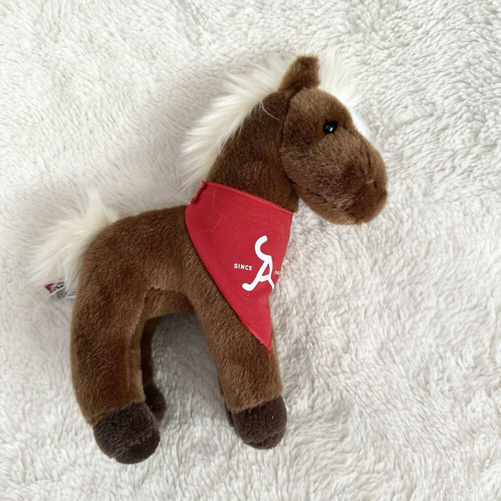 Douglas Cuddle Toy Mr Brown Pony Red A Bandana Advertising Plush #4045